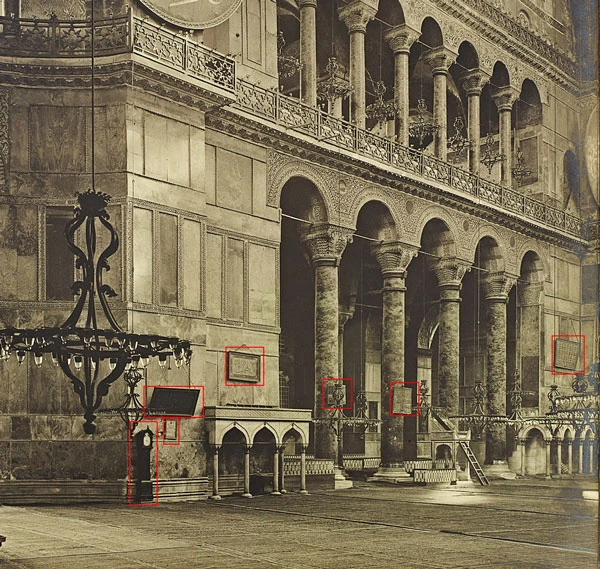 Ayasofya’nın kayıp levhaları