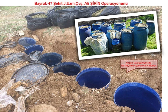 4 ayda 62,5 ton esrar ele geçirildi