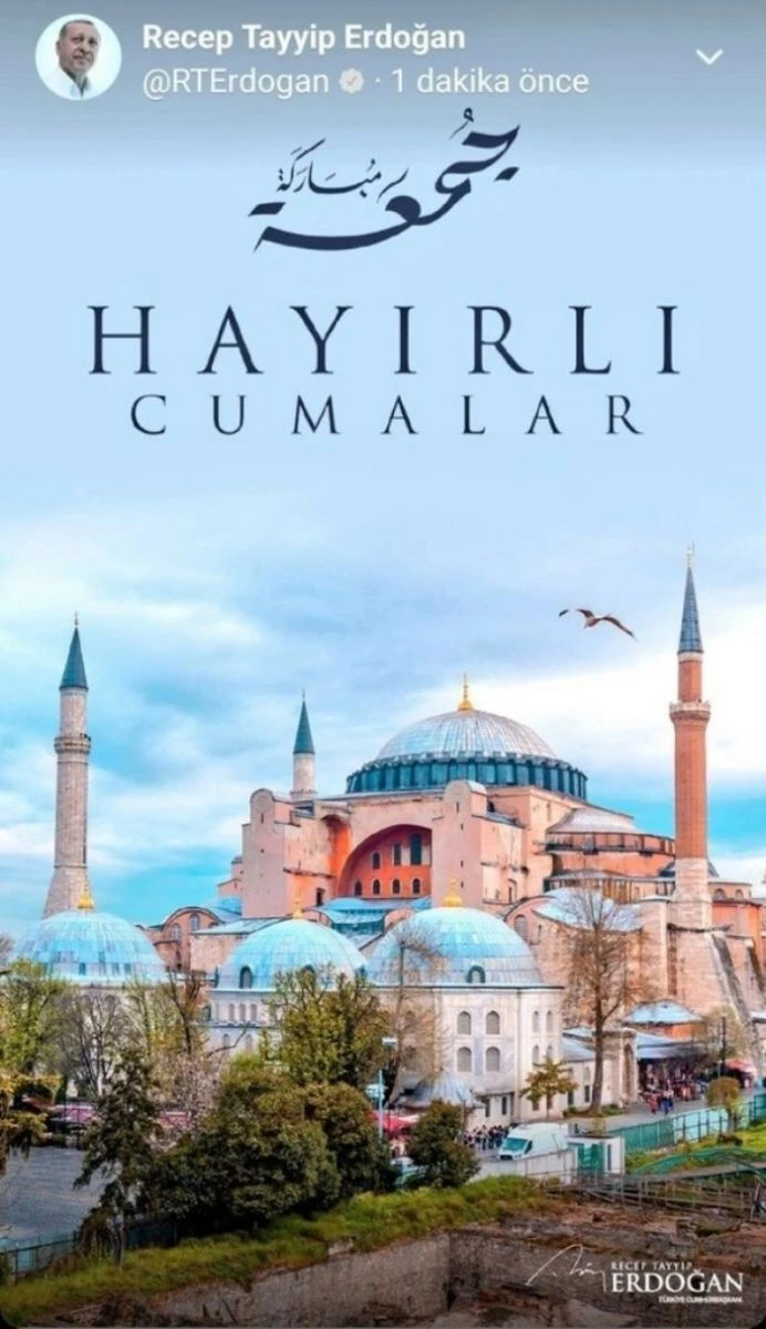 Cumhurbaşkanı Erdoğan'dan ilk Twitter Fleets paylaşımı