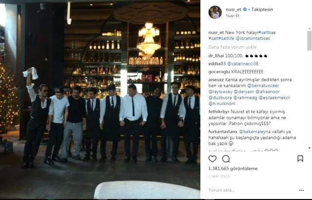 Nusret'tin İbrahim Tatlıses halayı rekor kırdı