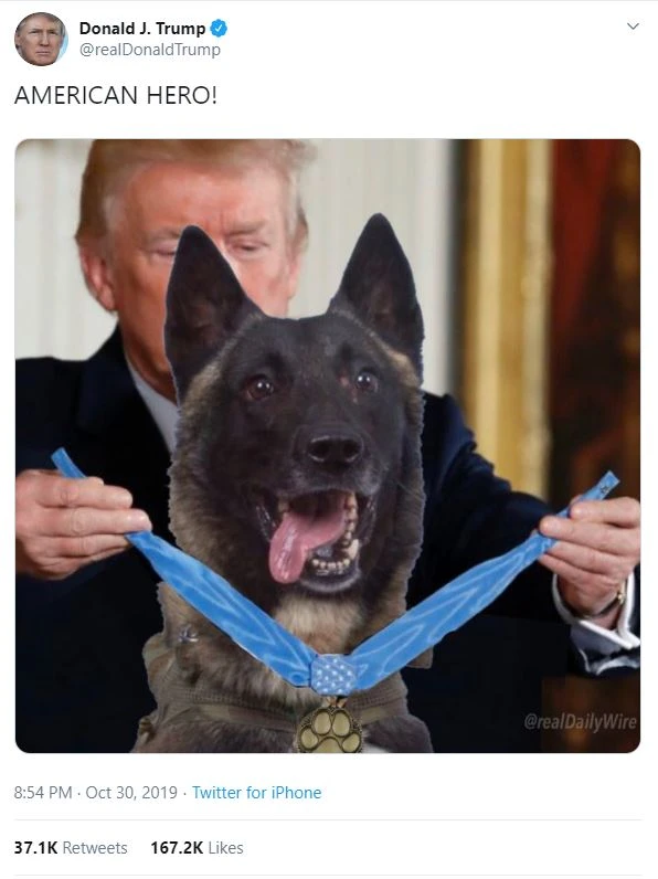 ABD Başkanı Trump'tan montajlı paylaşım