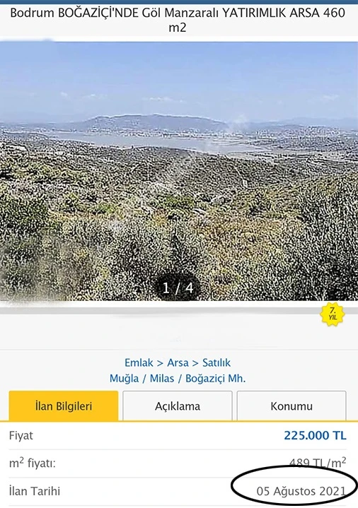 Yangın fırsatçıları iş başında! Şimdi de arsaları satışa çıkardılar