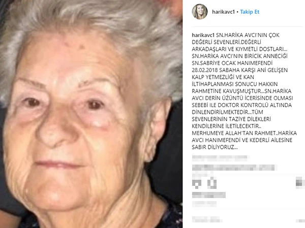 Harika Avcı'yı üzen ölüm haberi!