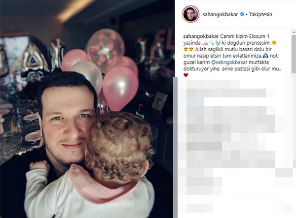 Şahan Gökbakar'dan kızı Ela'ya duygusal doğum günü mesajı