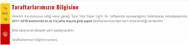 Göztepe'den 'Galatasaray' öncesi kritik açıklama!