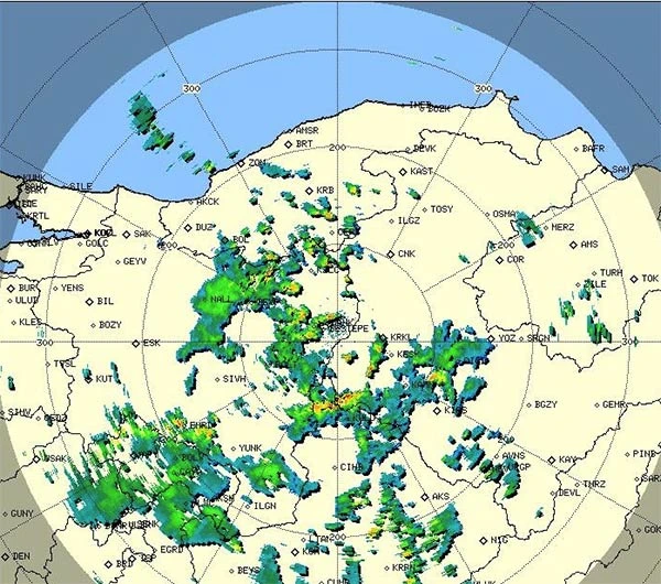 Meteoroloji'den ankara için kuvvetli yağış uyarısı (26 Mayıs 2018)
