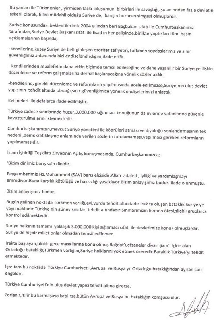 Alparslan Çelik’ten Rusya Dışişleri Sözcüsü’ne mektup