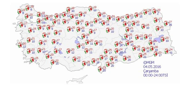 Meteoroloji'den uyarı, 'Pazartesi başlıyor'
