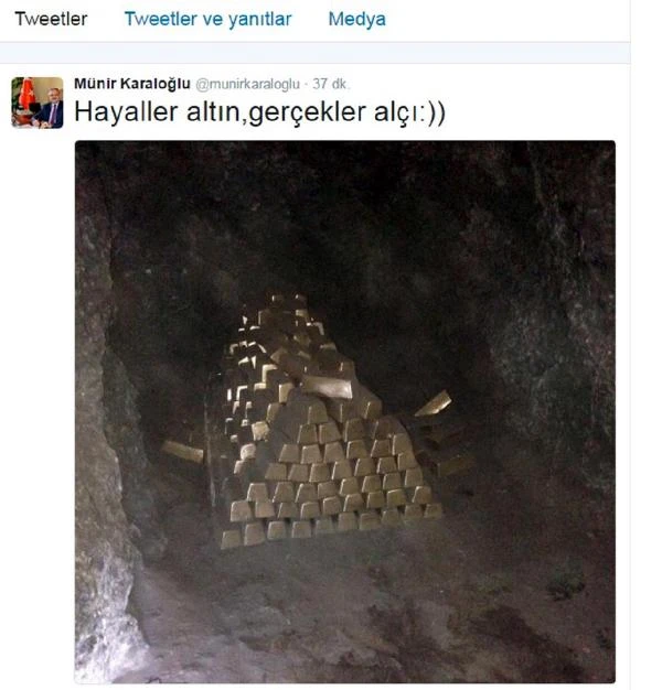 Antalya'da bulunan 20 ton altın 'alçı' çıktı!