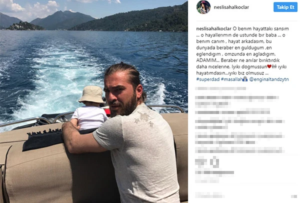 Neslişah Alkoçlar'dan eşine duygusal mesaj