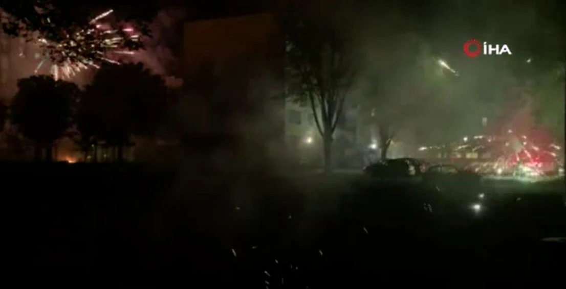 Fransa'da ortalık karıştı: Polise havan toplu molotof kokteylli saldırı