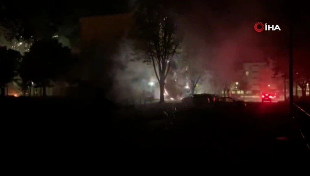 Fransa'da ortalık karıştı: Polise havan toplu molotof kokteylli saldırı