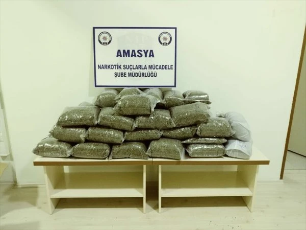 Amasya'da uyuşturucu operasyonu