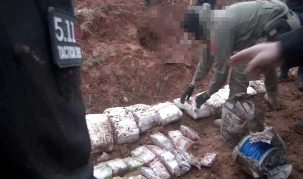 Gaziantep'te 4 DEAŞ'lı 150 kilo patlayıcıyla yakalandı