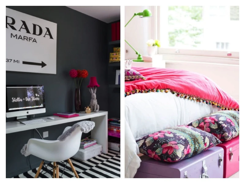 Her Stile Uygun Genç Kız Odaları