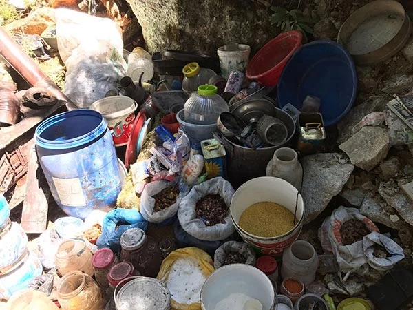 Giresun'da teröristlerin inleri tespit edildi