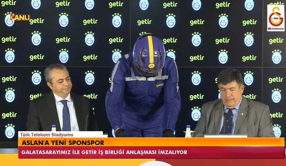 Galatasaray, Getir firmasıyla sponsorluk anlaşması imzaladı