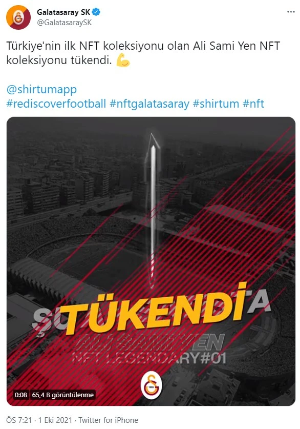 Galatasaray'a dev gelir! 1 dakikada tükendi...