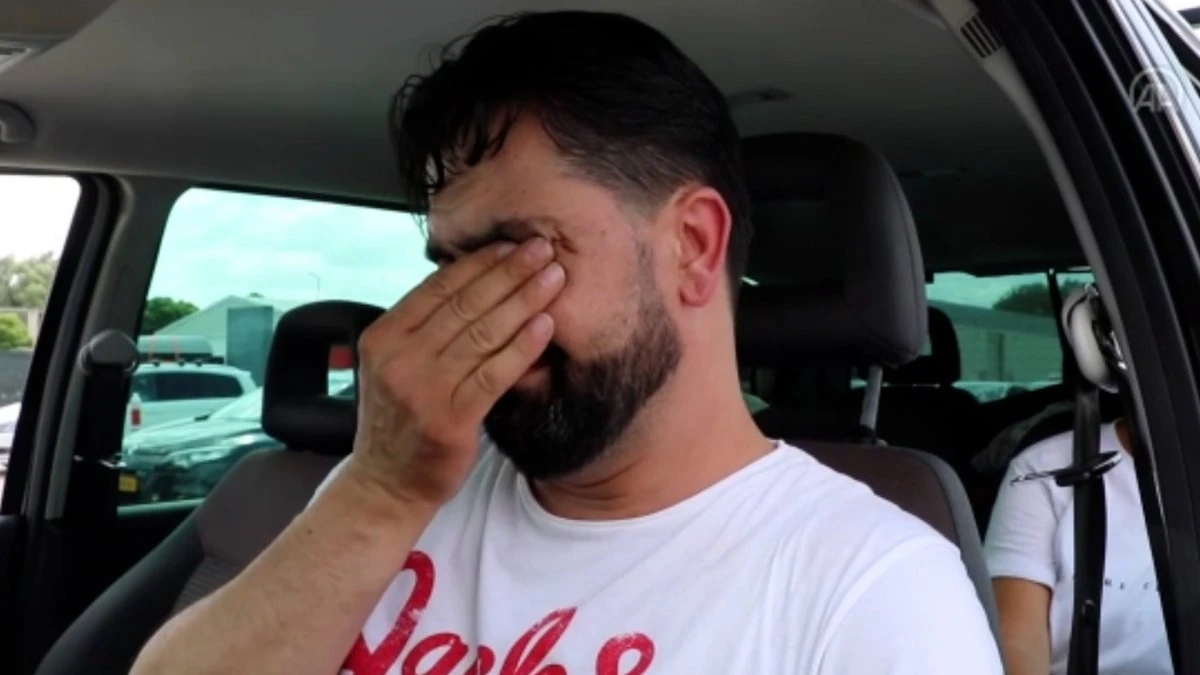 Gurbetçinin vatan hasreti gözyaşı döktürdü