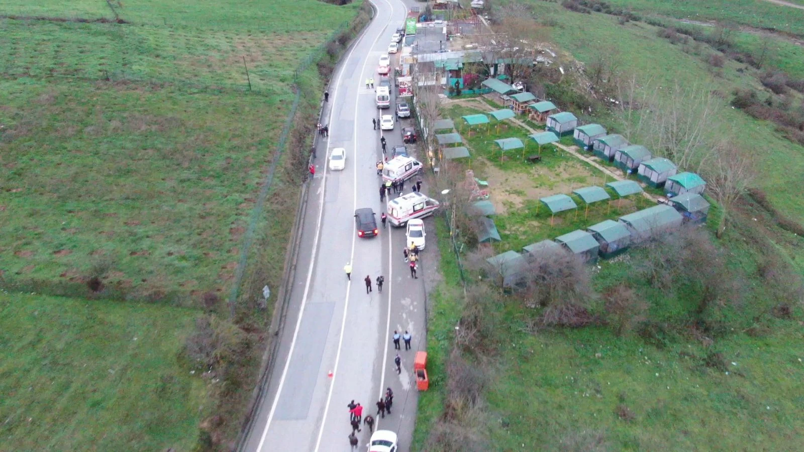 Helikopter düştü iddiası ekipleri alarma geçirdi