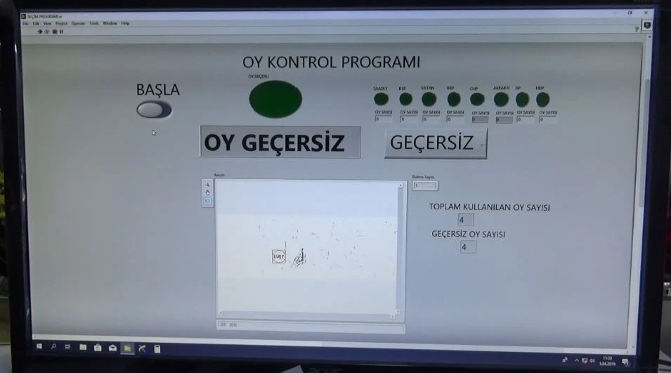 Tartışmalara son verecek oy sayım programı yaptılar
