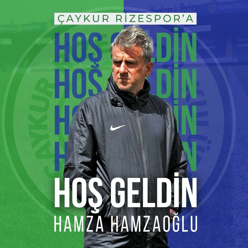 Çaykur Rizespor'un yeni teknik direktörü Hamza Hamzaoğlu oldu