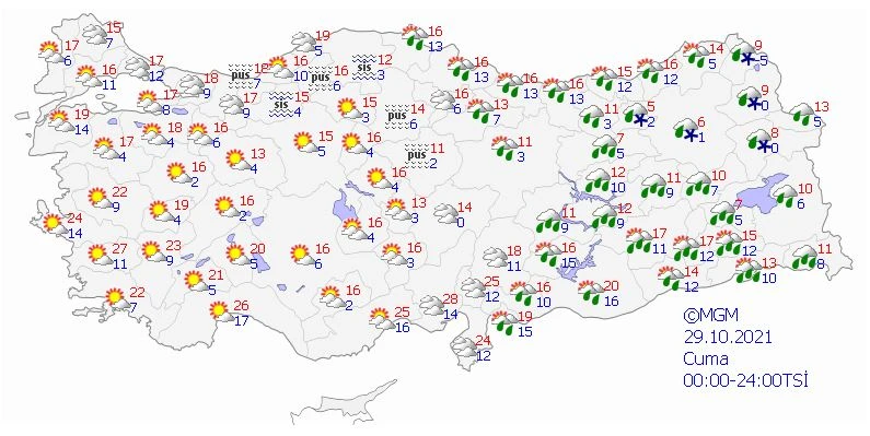 Meteoroloji uyardı: Kar ve kuvvetli sağanak geliyor