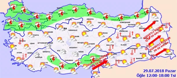Meteoroloji'den son dakika uyarısı! 29 Temmuz hava durumu nasıl olacak