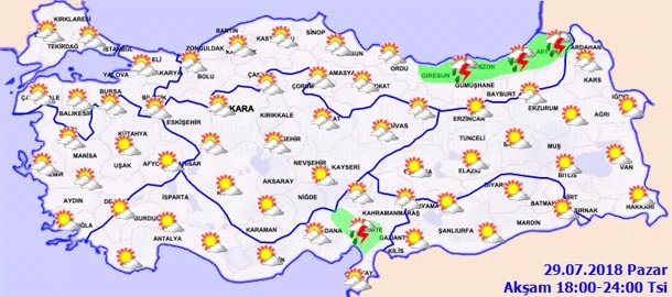 Meteoroloji'den son dakika uyarısı! 29 Temmuz hava durumu nasıl olacak