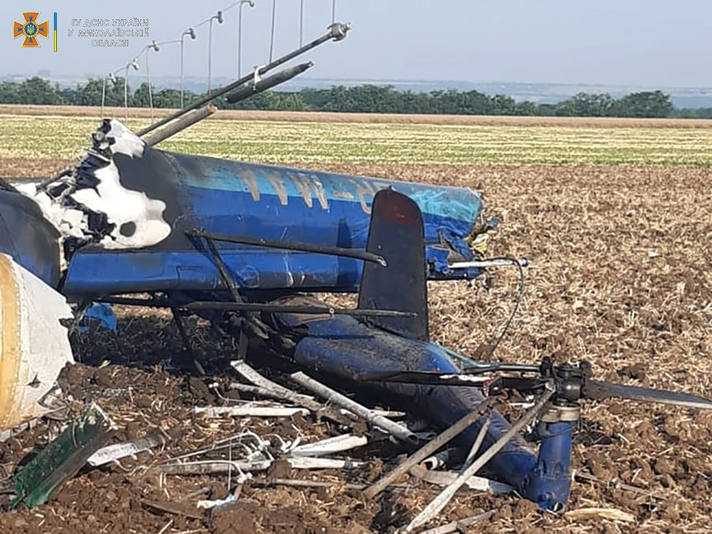 Ukrayna’da helikopter düştü: 2 ölü
