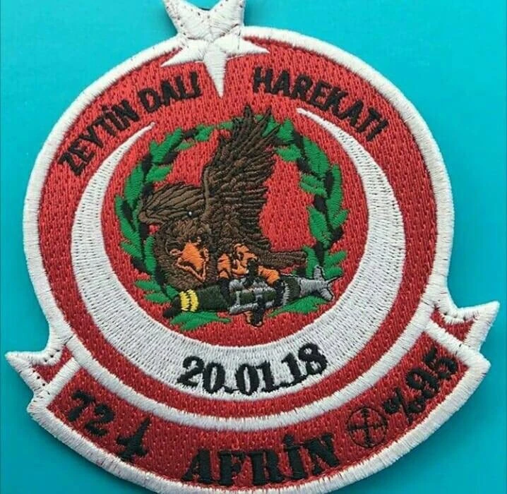 Hava Kuvvetlerinden Afrin'e özel arma
