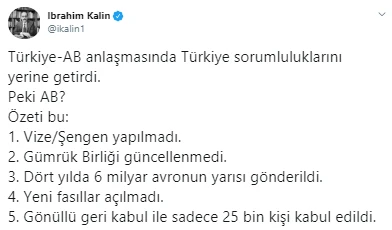 Cumhurbaşkanlığı Sözcüsü İbrahim Kalın