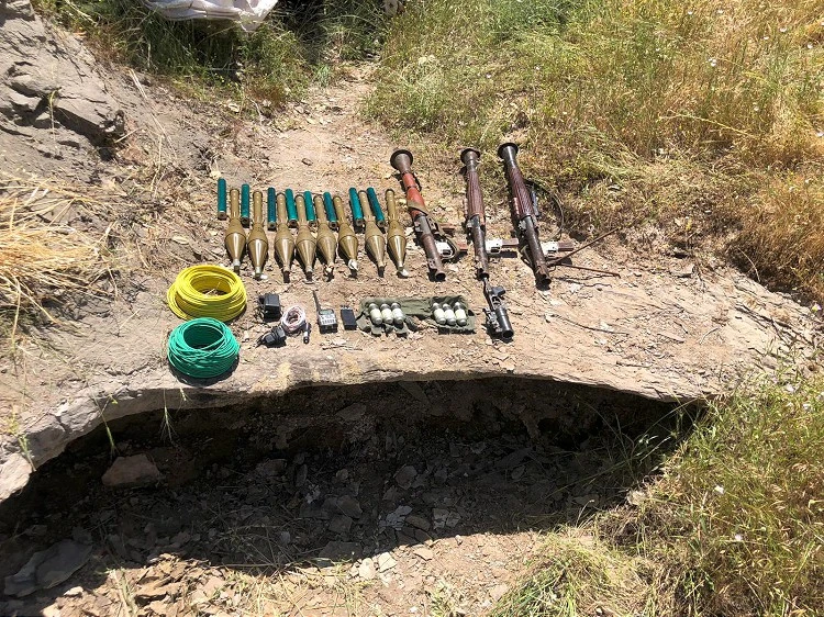 İçişleri Bakanlığı duyurdu: Batman'da terör örgütü cephaneliği imha edildi