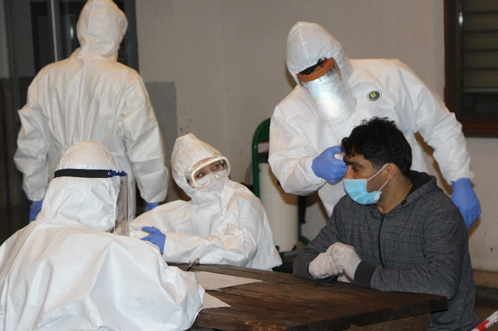 Kuveyt’den gelen 132 Türk işçisi Trabzon’da karantinaya alındı