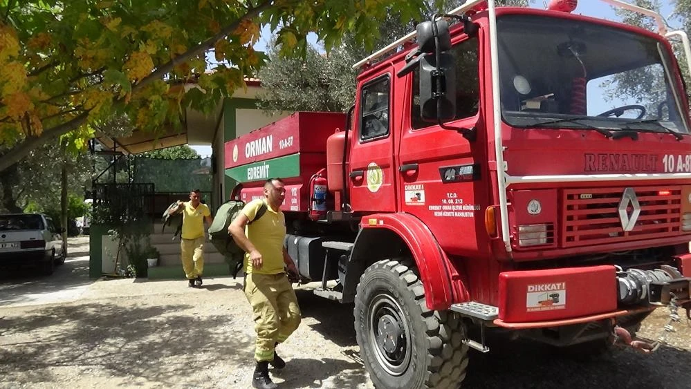 Kazdağları’nda yangın alarm seviyesi kırmızıya yükseltildi