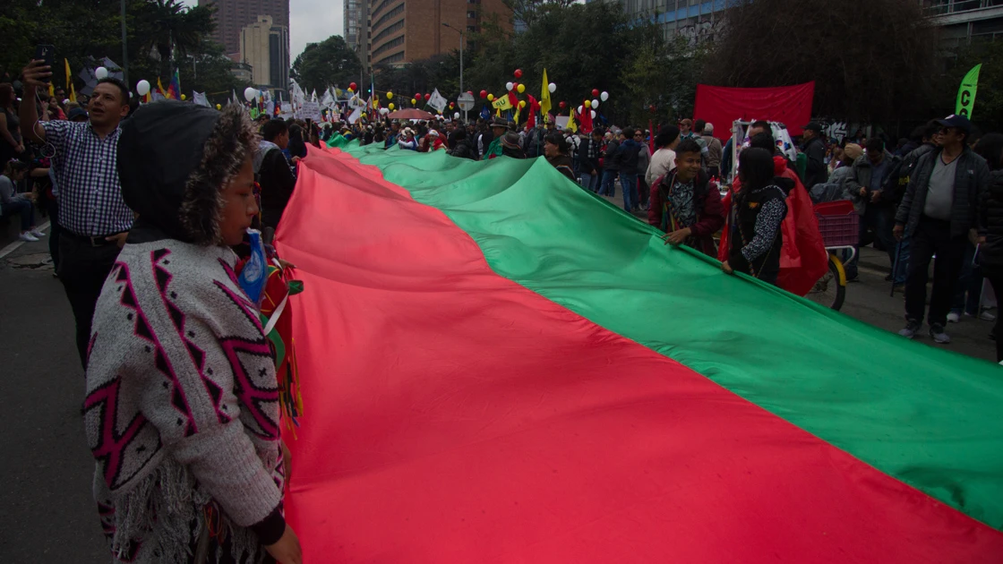 Kolombiya'da genel grev: 7 polis yaralandı, çok sayıda gözaltı