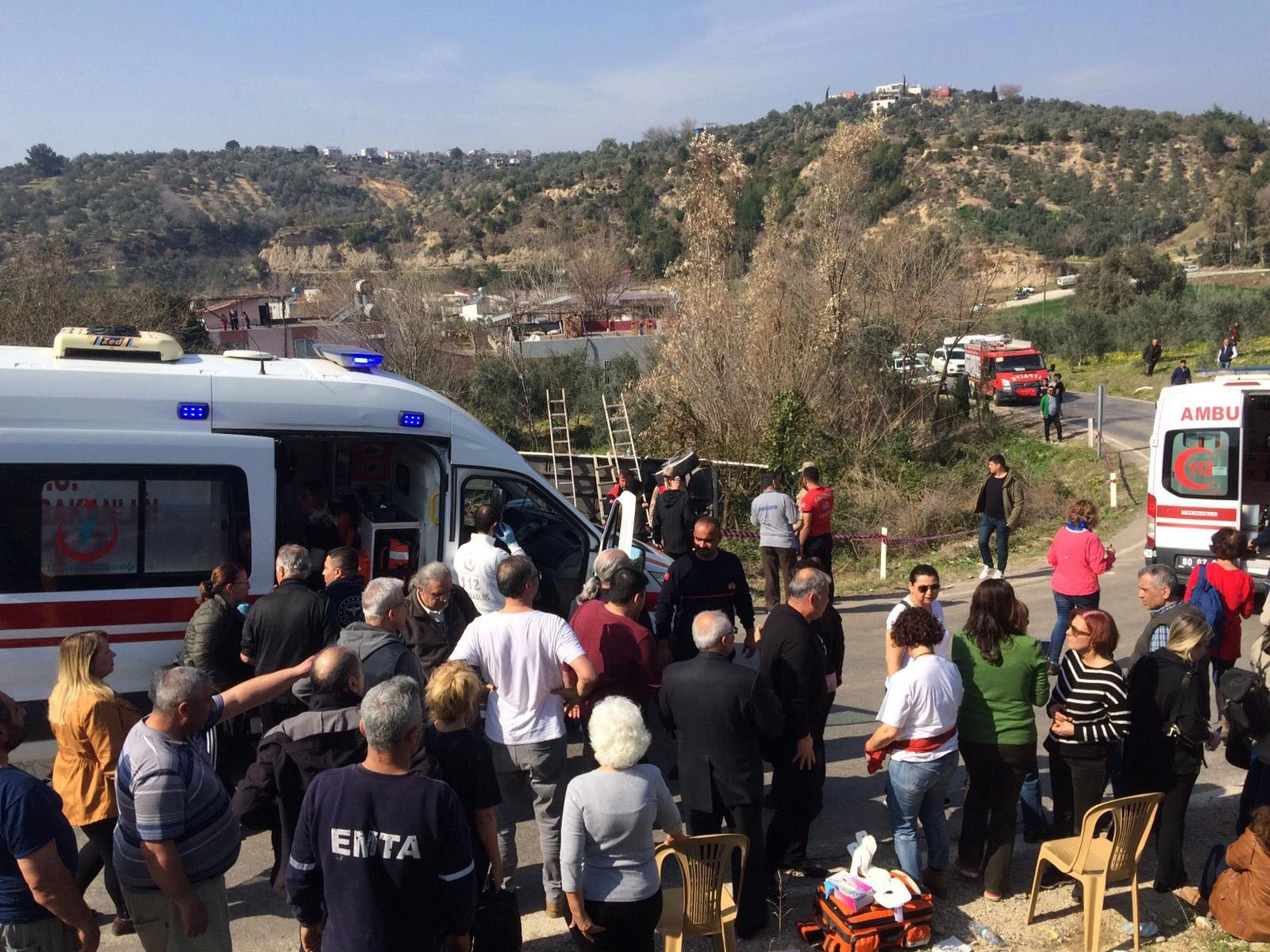 Kadınlar Günü gezisinden dönen otobüs şarampole uçtu: 2’si ağır 32 yaralı