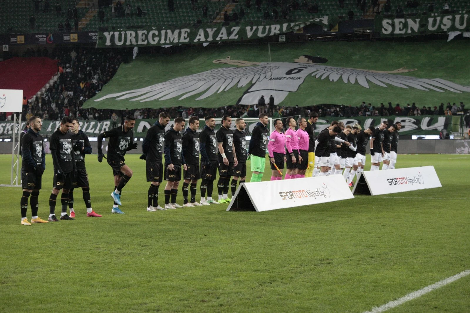 Konya'da Ahmet Çalık unutulmadı