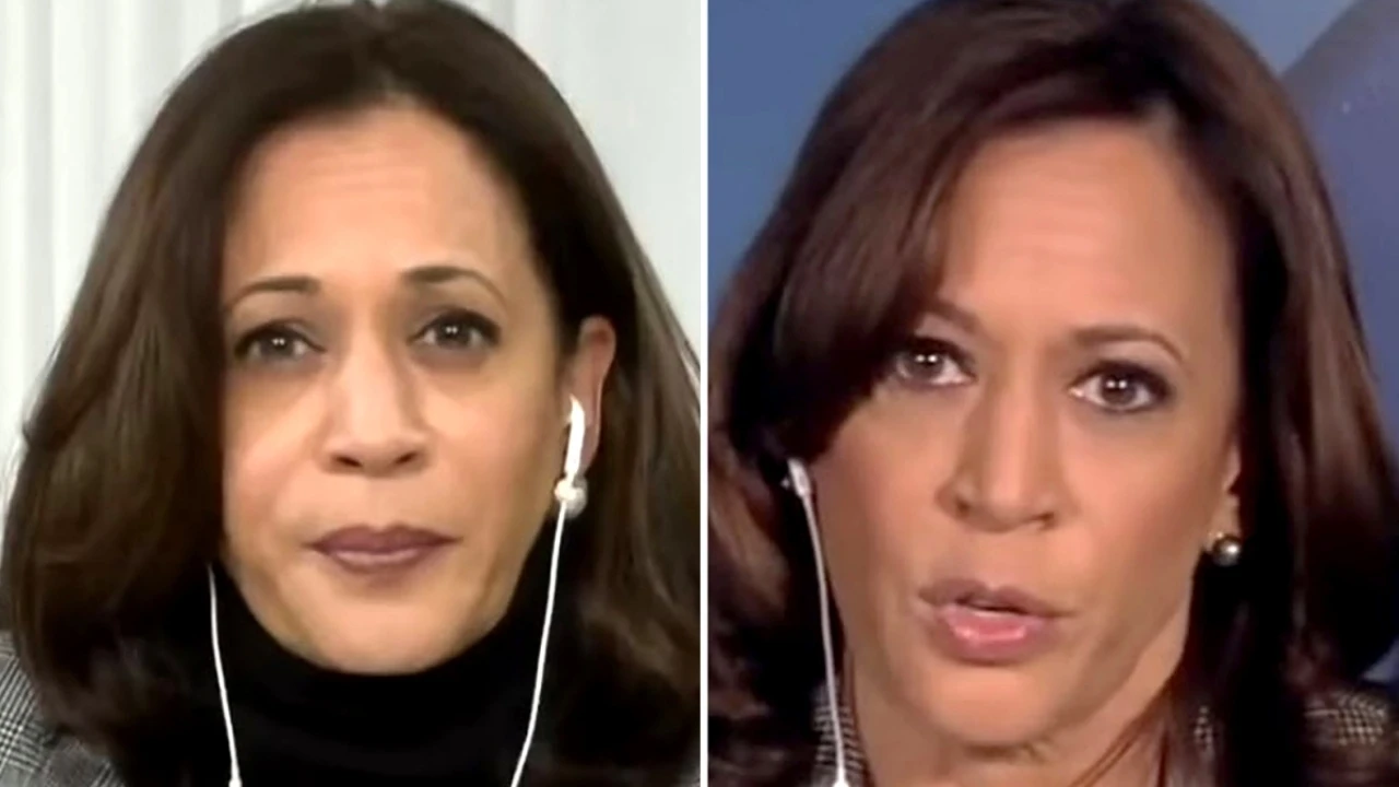 Kamala Harris, canlı yayınlarda kablolu kulaklıklarıyla dikkat çekmişti.