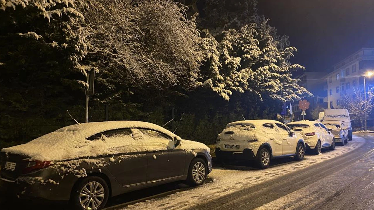 İstanbul'da kar yağışı
