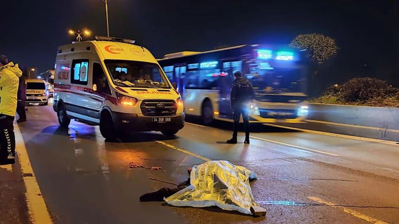 Yolun karşısına geçmek isterken canından oldu