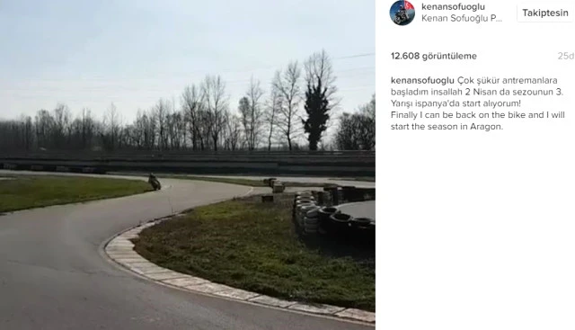 Kenan Sofuoğlu pistlere geri döndü