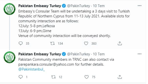 KKTC'yi 5 ülke tanıyacak iddiasından sonra Pakistan'dan dikkat çeken paylaşım geldi