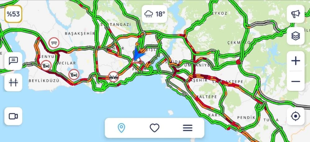 İstanbulluların çilesi! Kısıtlama sonrası trafik