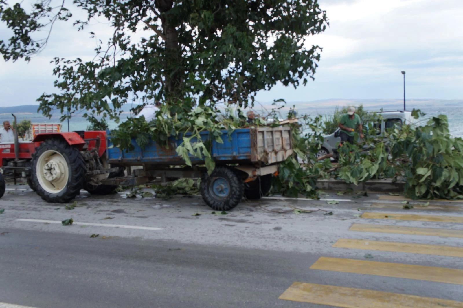 Fırtına, Marmara ve Avşa'daki tatilcileri korkuttu