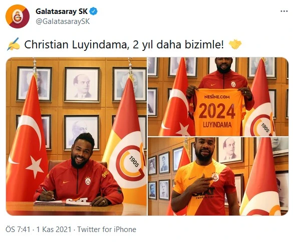Galatasaray'da üç imza birden! Taylan Antalyalı, Christian Luyindama ve İsmail Çipe'nin sözleşmeleri uzatıldı