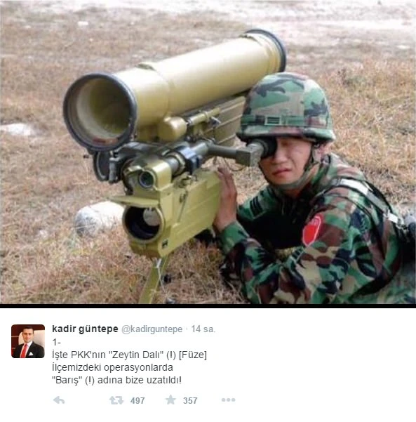 Beytüşşebap Kaymakamı, 'PKK ilk kez füze kullandı'