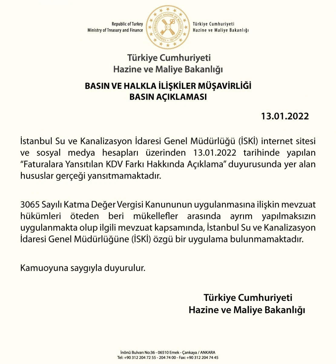 İSKİ'den vatandaşa kötü haber: 5 yıllık KDV faturalara yansıyacak
