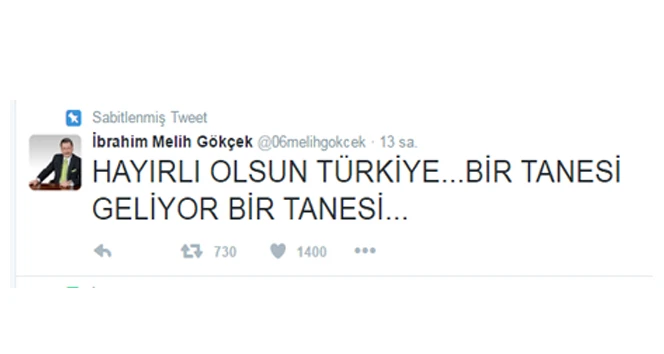 Gökçek, yeni genel başkan hakkında tüyo verdi