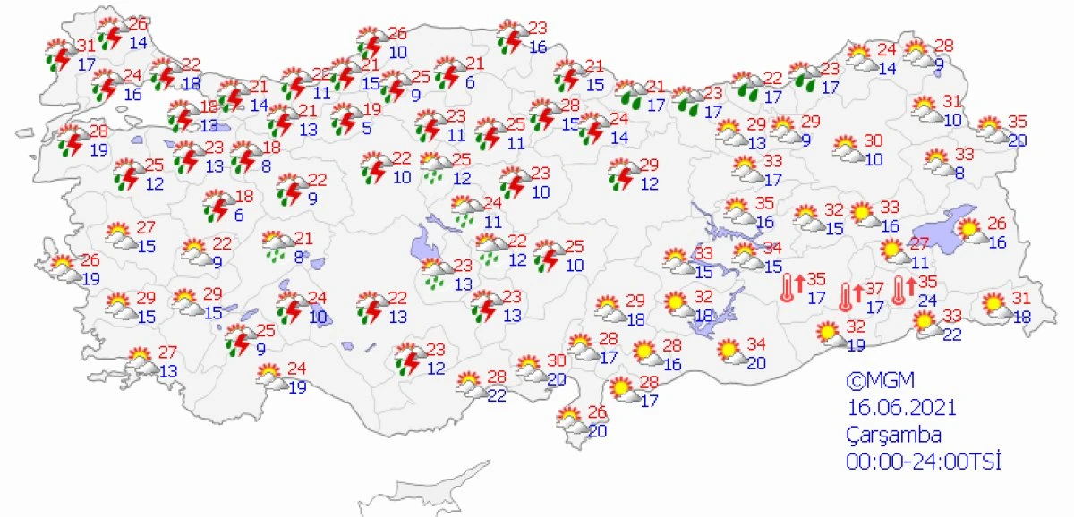Sağanak, dolu, fırtına geliyor: İşte il il hava durumu